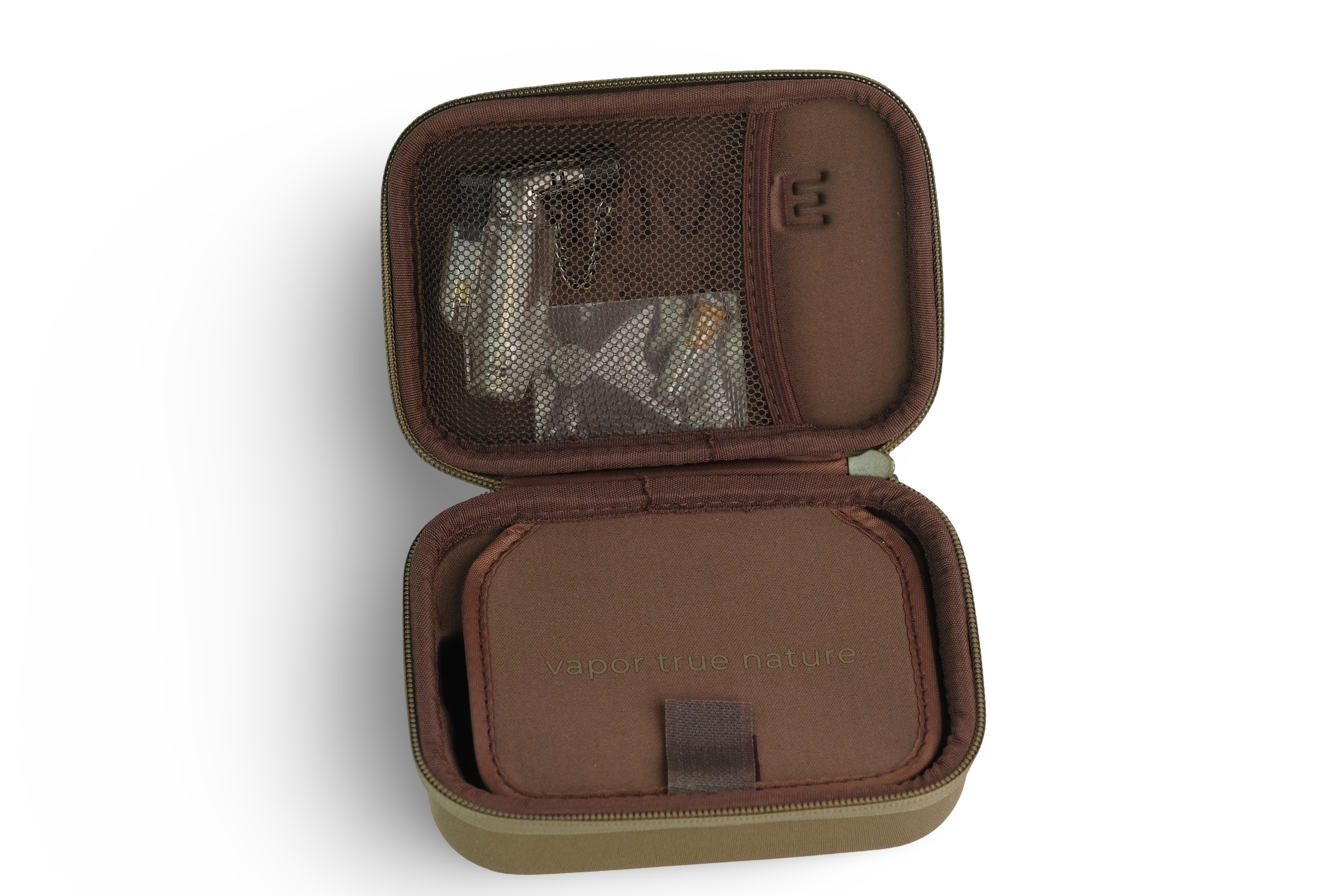 Lotus Hard Case – A durable and compact protective case designed to securely store and transport the Lotus vaporizer and its accessories.