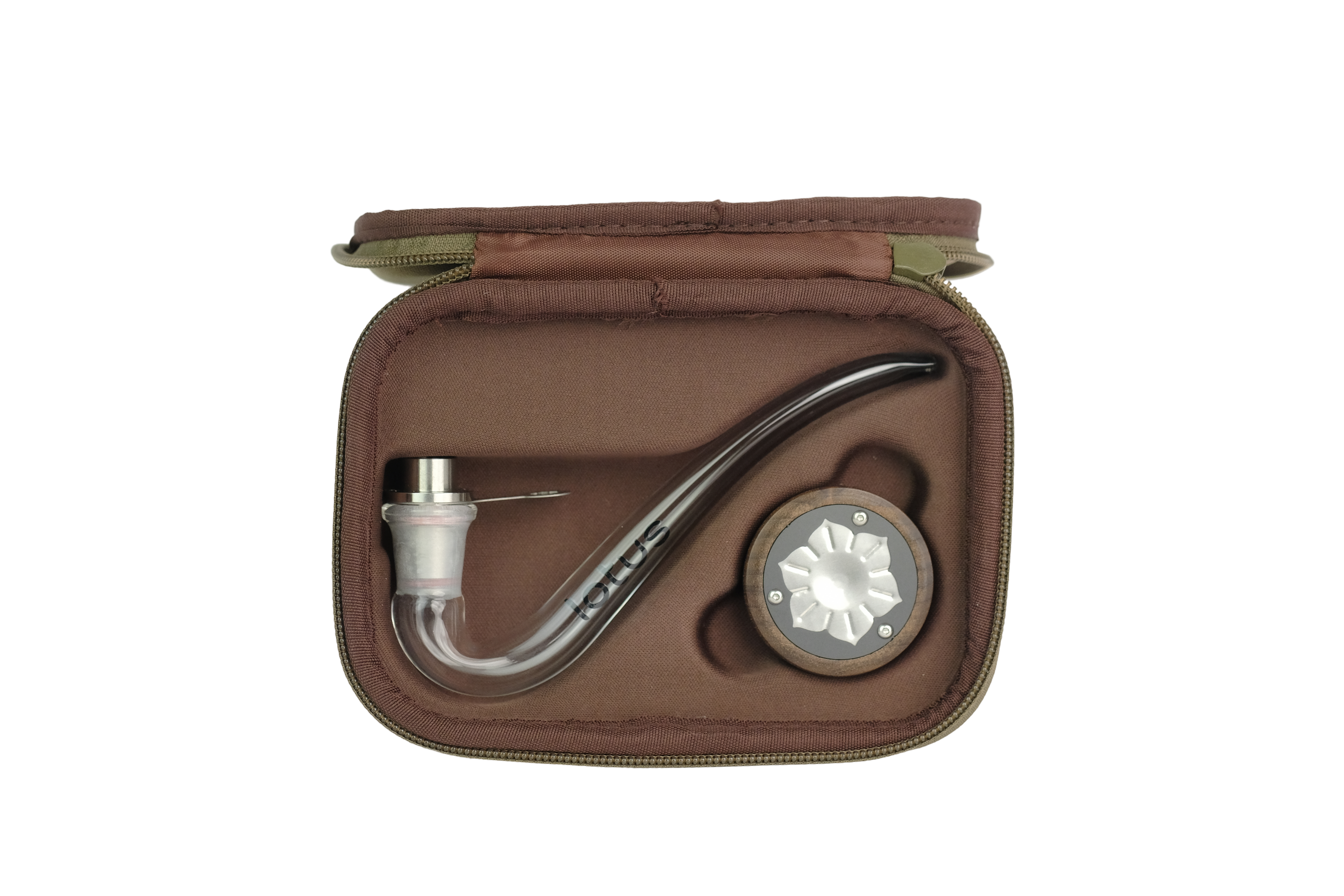 Lotus Hard Case – A durable and compact protective case designed to securely store and transport the Lotus vaporizer and its accessories.