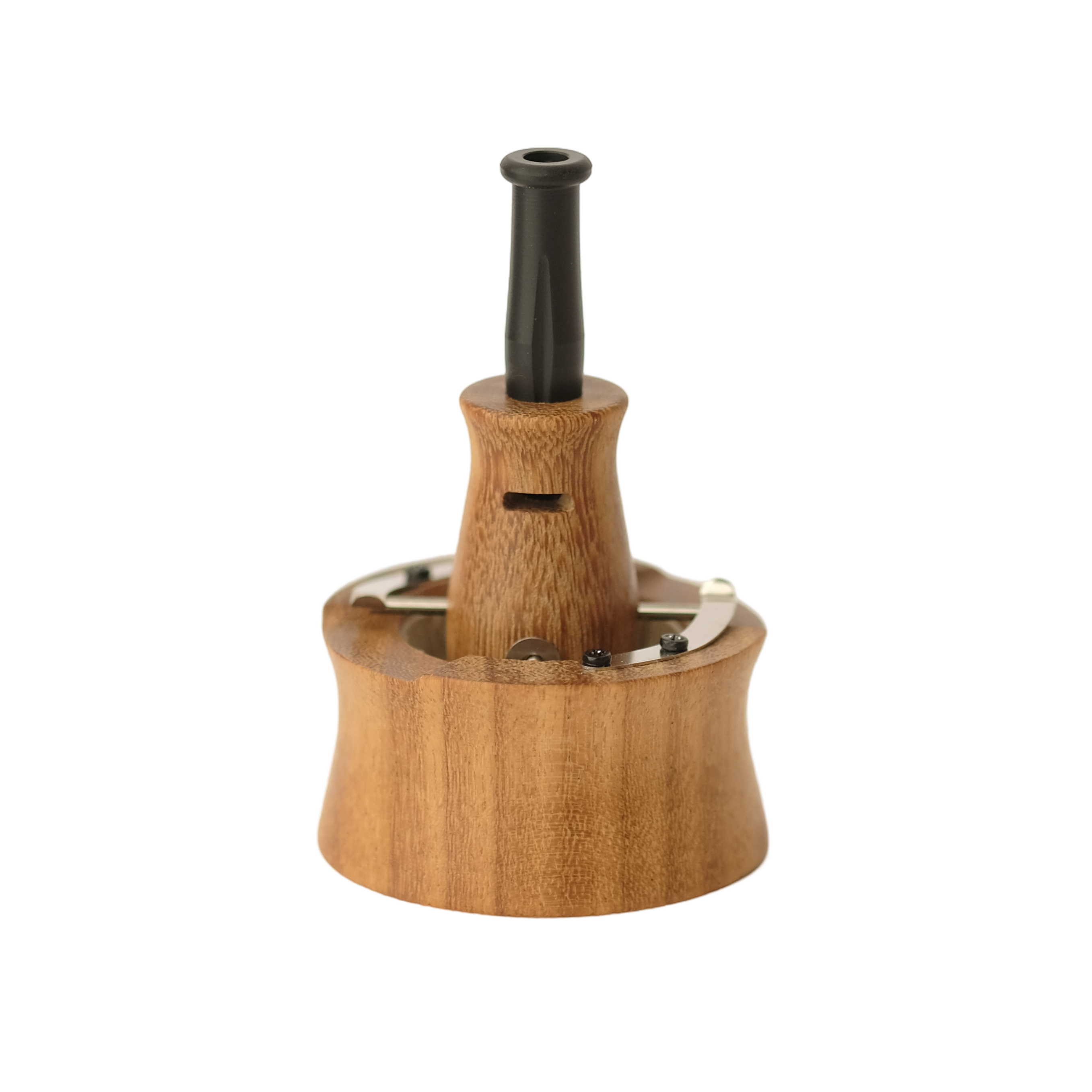 Vapman 2.0 Indian Satinwood – A handcrafted vaporizer made from rare Indian Satinwood, featuring a gold-plated copper pan, precision heating, and adjustable airflow for an optimal vaping experience.