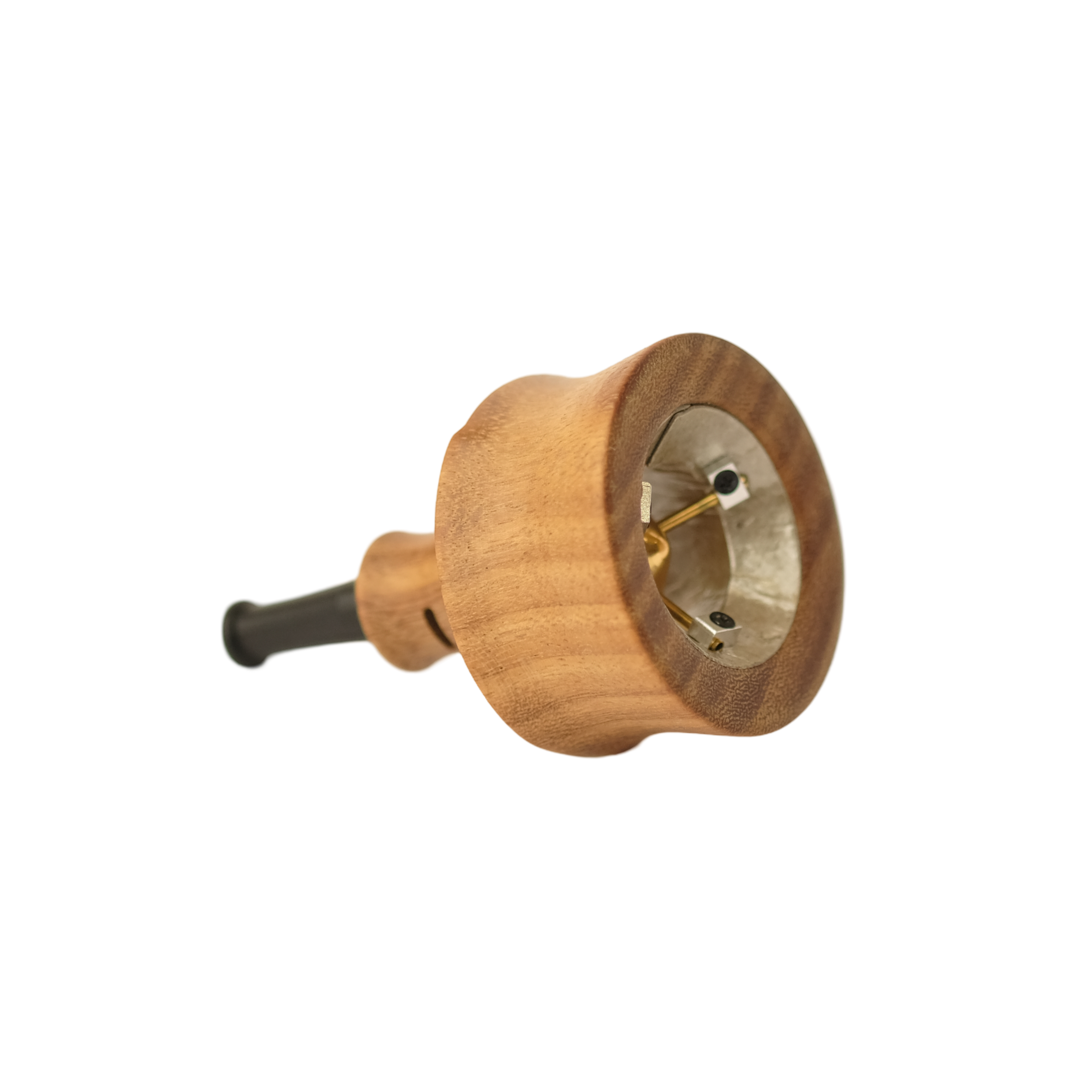 Vapman 2.0 Indian Satinwood – A handcrafted vaporizer made from rare Indian Satinwood, featuring a gold-plated copper pan, precision heating, and adjustable airflow for an optimal vaping experience.