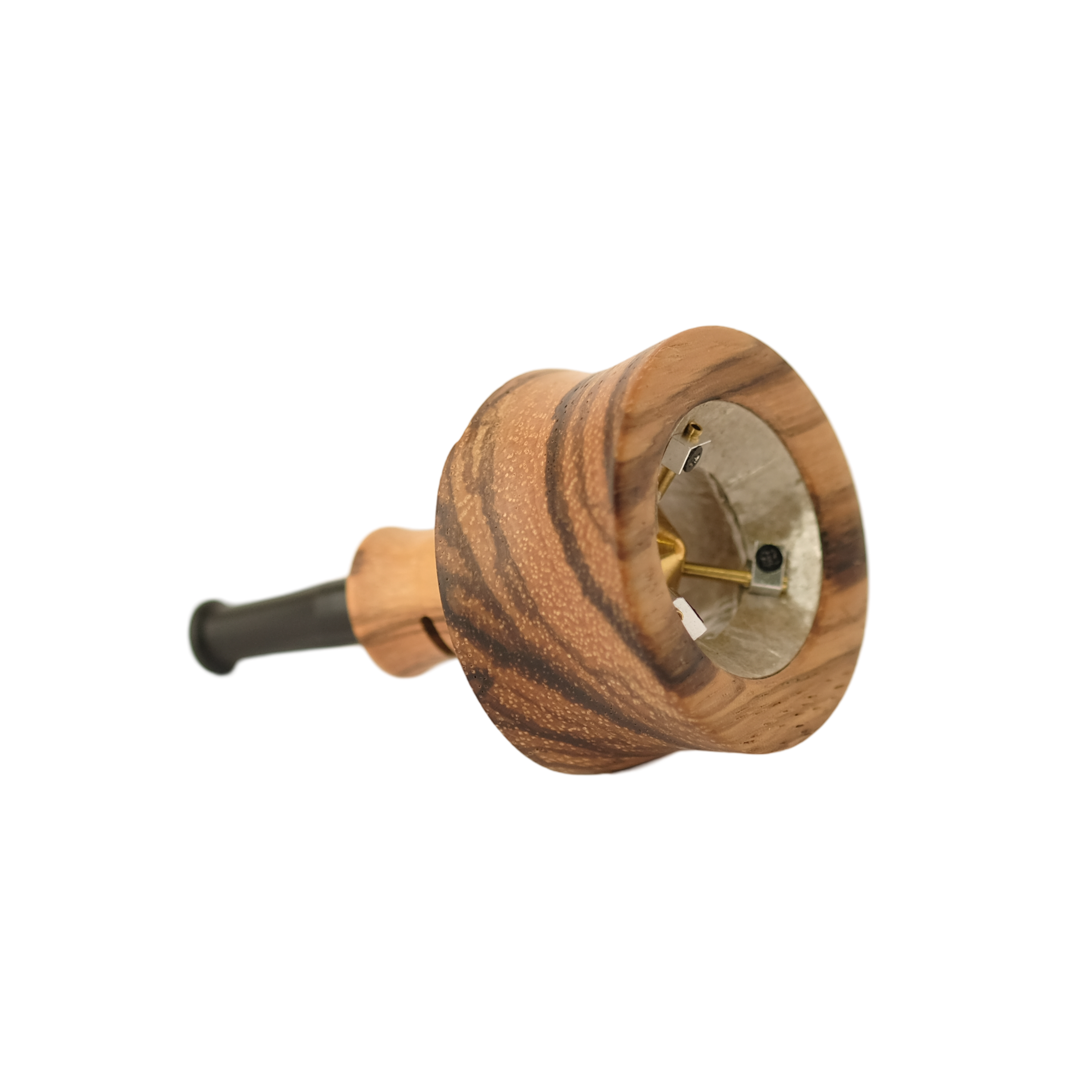 Vapman 2.0 Olive – A handcrafted vaporizer made from premium olive wood, featuring a gold-plated copper pan, precision heating, and adjustable airflow for an exceptional vaping experience.