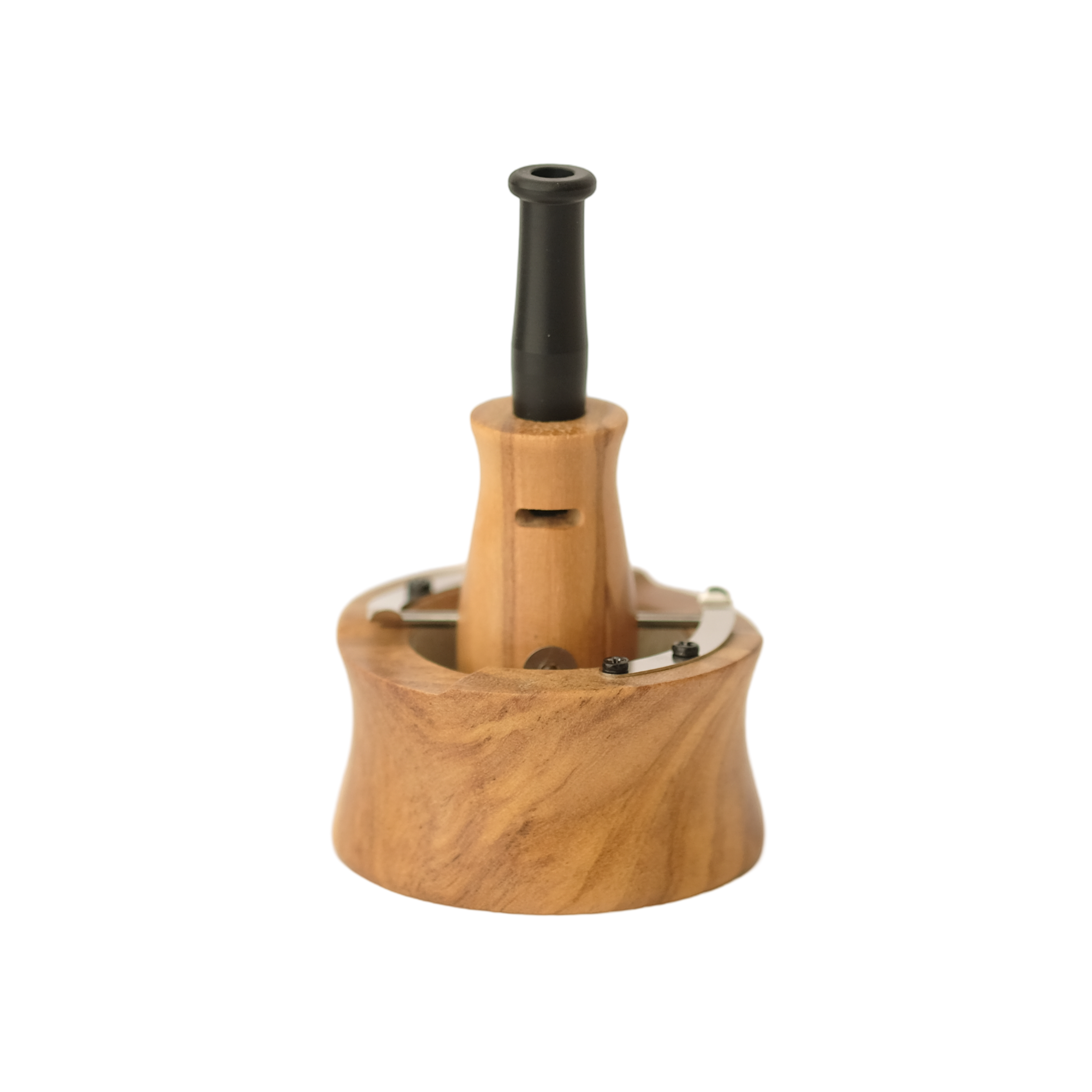 Vapman 2.0 Olive – A handcrafted vaporizer made from premium olive wood, featuring a gold-plated copper pan, precision heating, and adjustable airflow for an exceptional vaping experience.