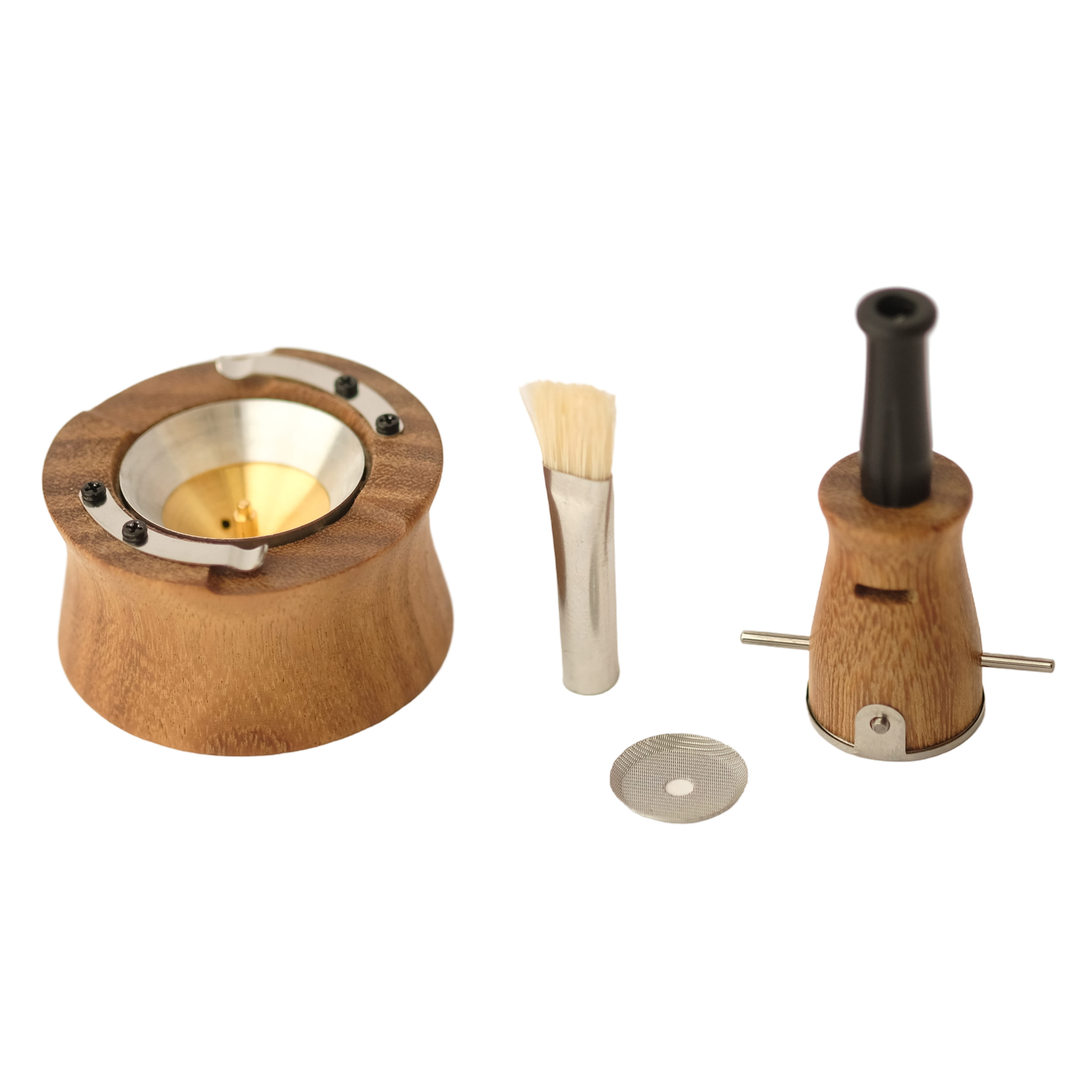 Vapman 2.0 Olive – A handcrafted vaporizer made from premium olive wood, featuring a gold-plated copper pan, precision heating, and adjustable airflow for an exceptional vaping experience.