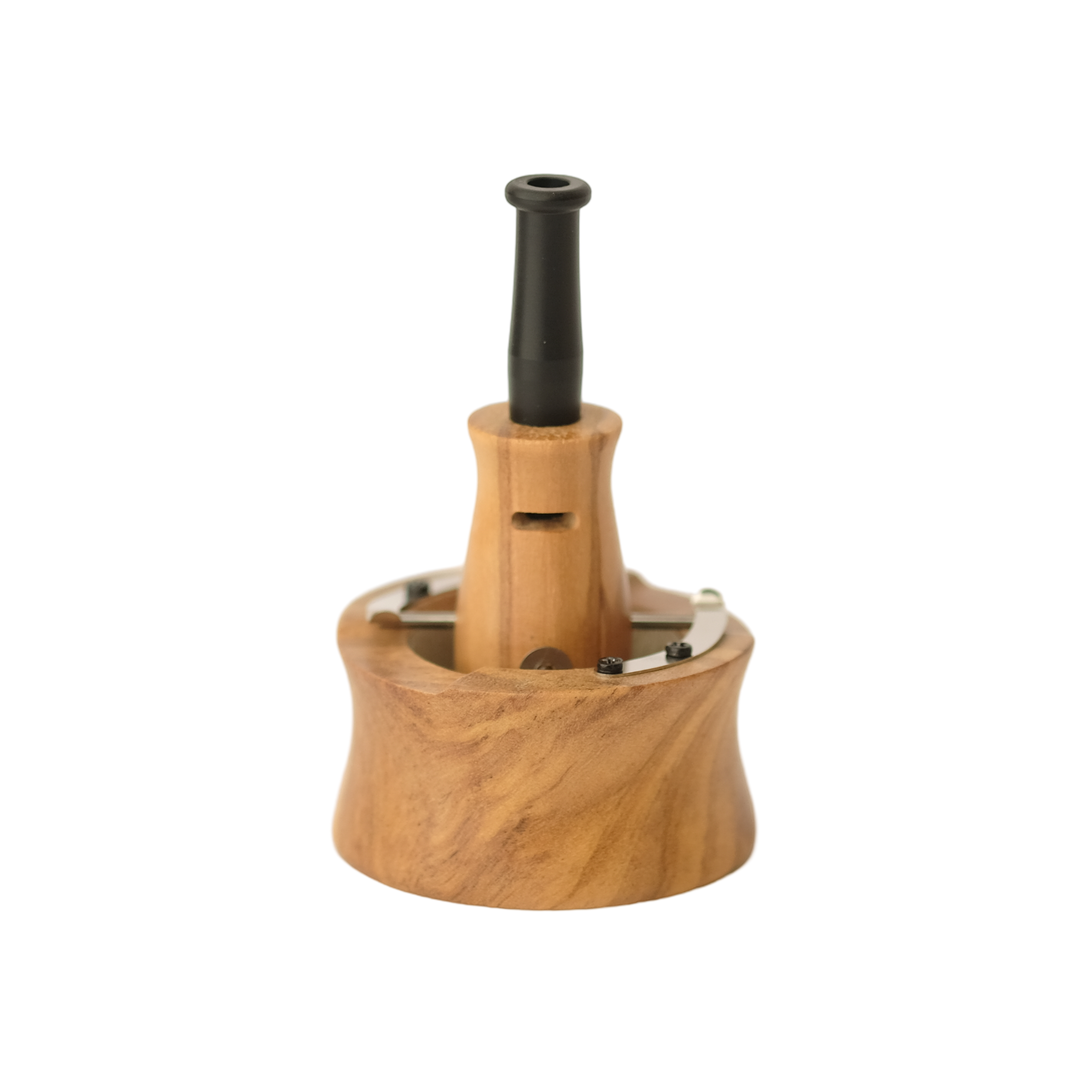 Vapman 2.0 Olive – A handcrafted vaporizer made from premium olive wood, featuring a gold-plated copper pan, precision heating, and adjustable airflow for an exceptional vaping experience.