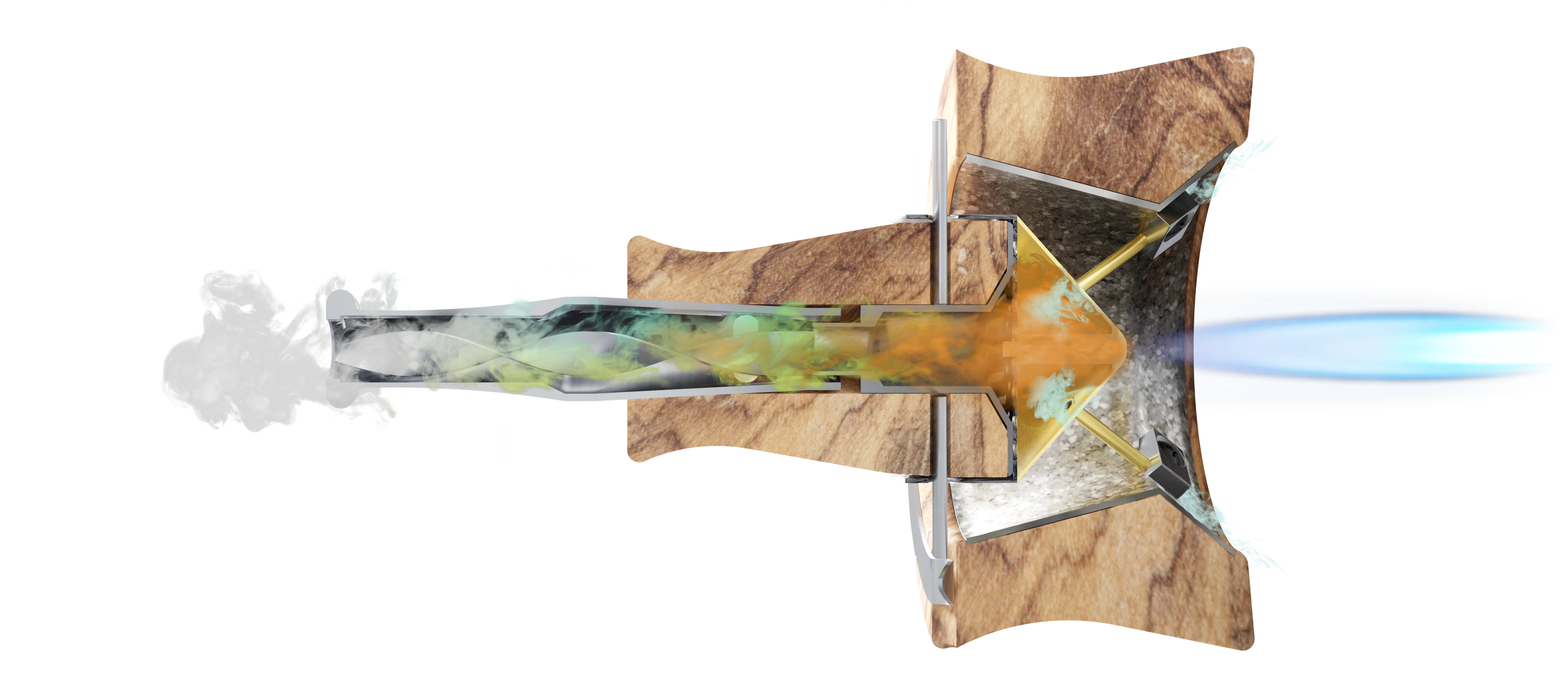 Vapman Animation – A detailed visual representation showcasing the heating process, airflow control, and precision engineering of the Vapman vaporizer for an optimal vaporization experience.