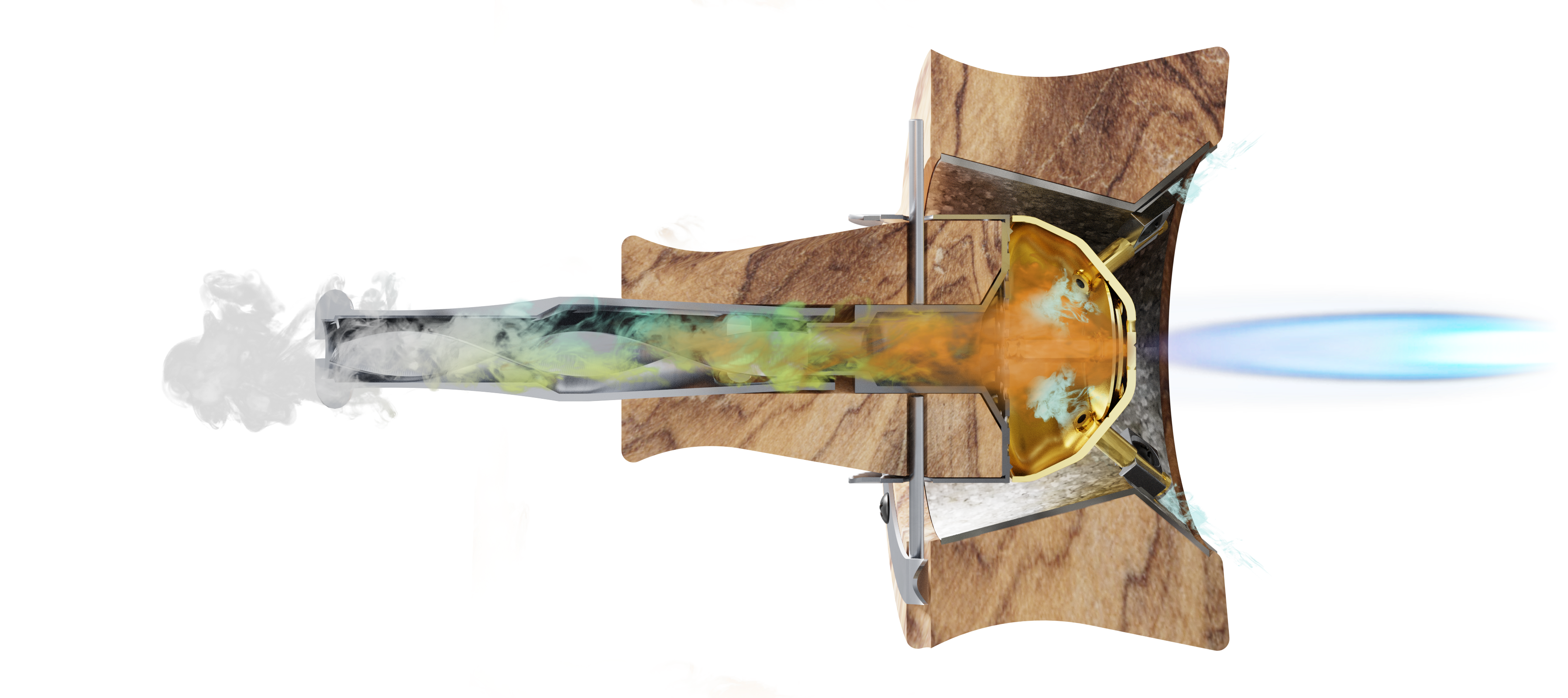 Vapman Click Animation – A detailed visual representation showcasing the heating process, airflow control, and unique click mechanism of the Vapman Click vaporizer.