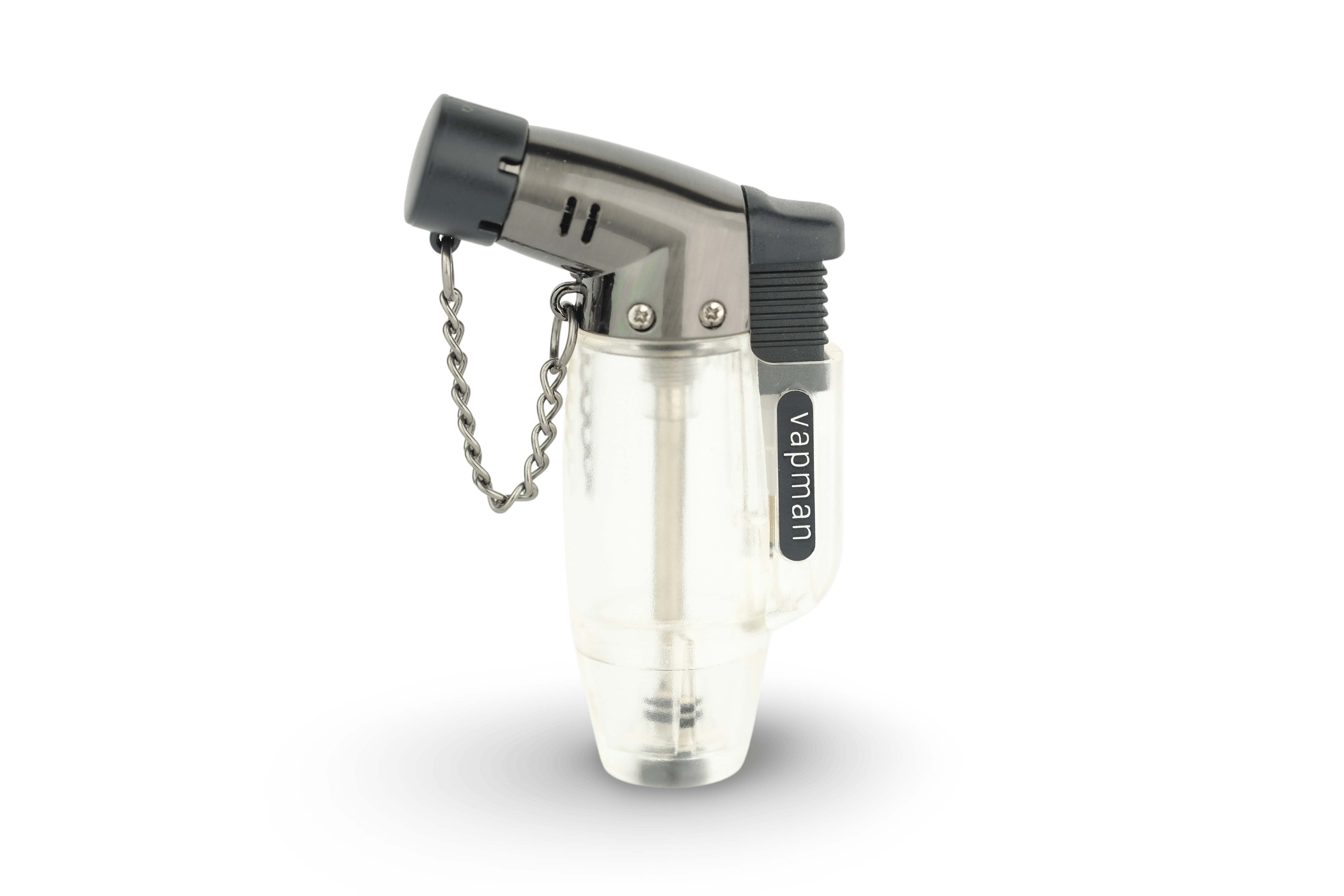 High-Quality Jet Lighter – Refillable and windproof butane lighter with an adjustable precision flame, perfect for vaporizer heating and outdoor use.