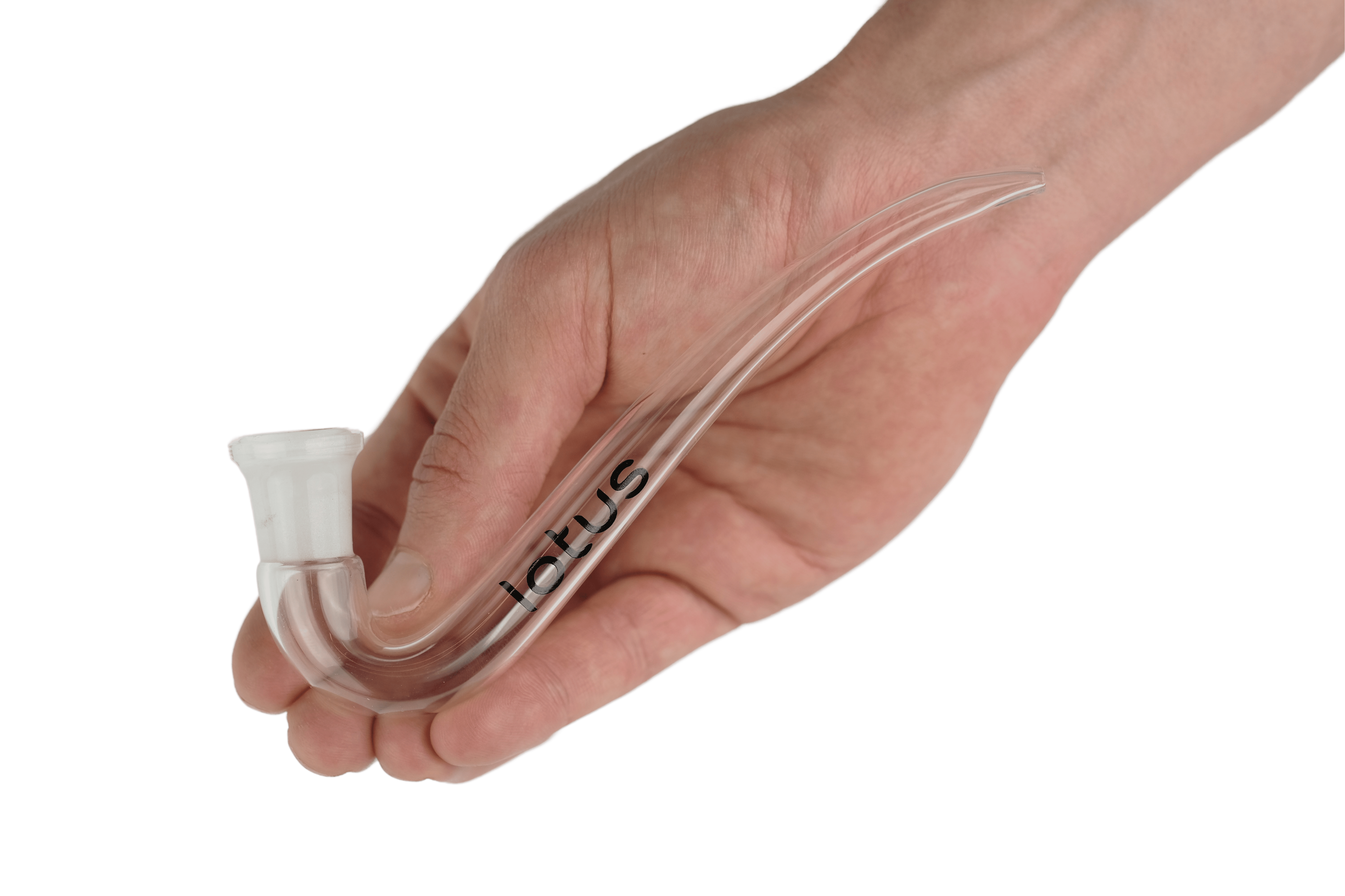 Lotus Glass Pipe – Premium borosilicate glass pipe designed for a smooth, clean vaporizing experience with the Lotus vaporizer.