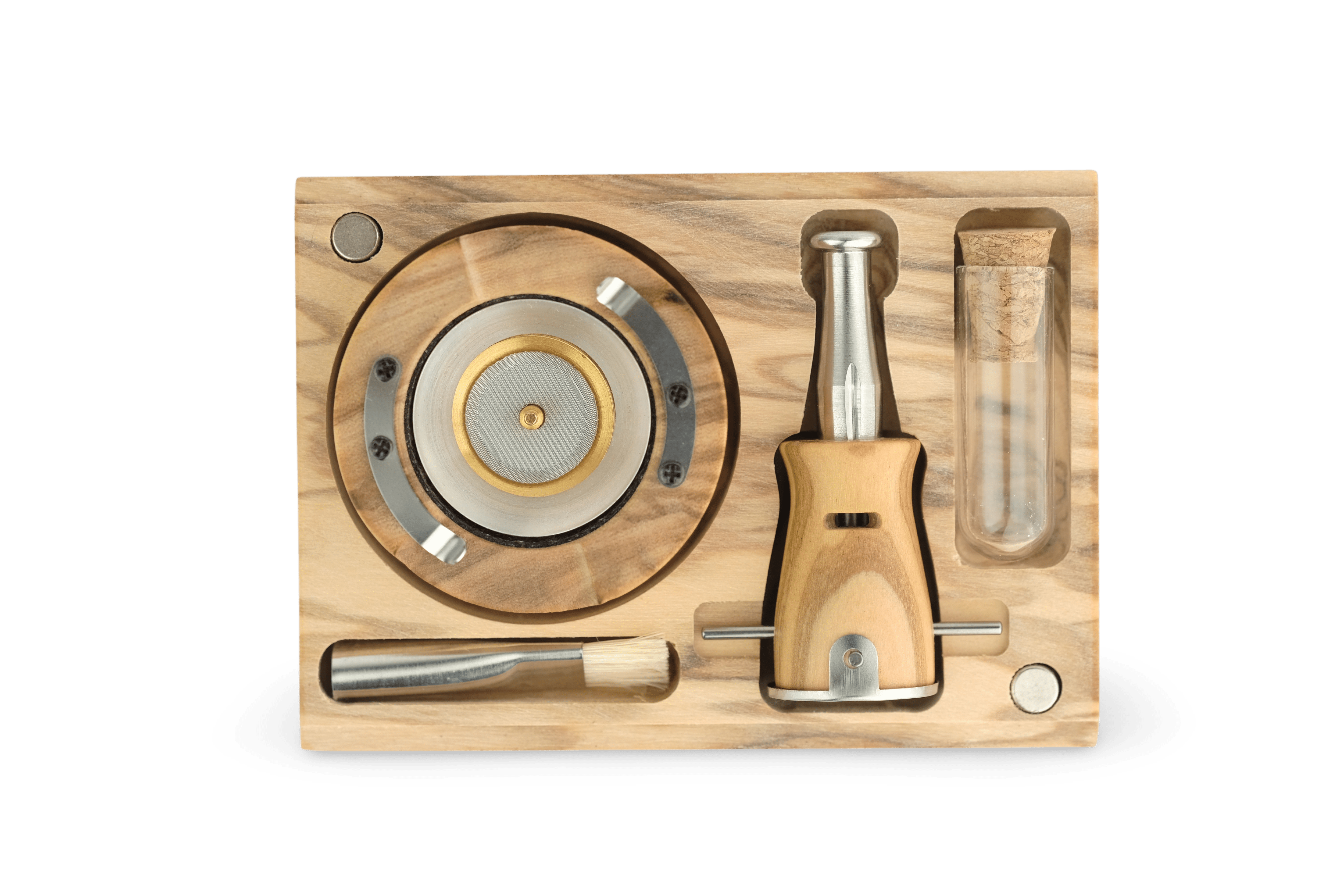 Vapman VapCase – Premium Olive Wood for Elegant Herb Storage