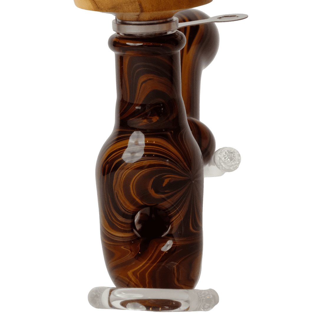 Lotus x Blitzkriega – Handmade Glass Pipe & Stand