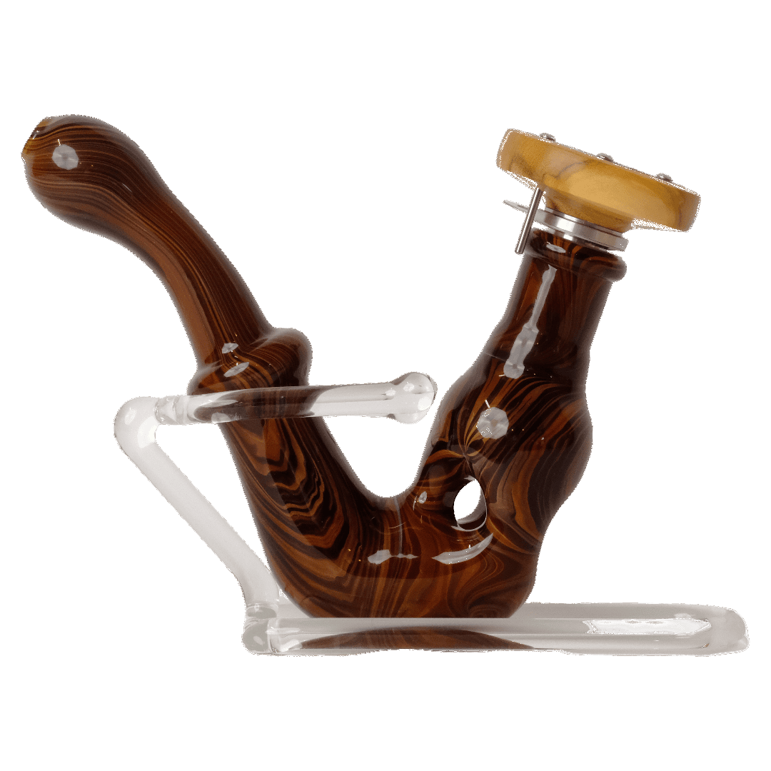 Lotus x Blitzkriega – Handmade Glass Pipe & Stand