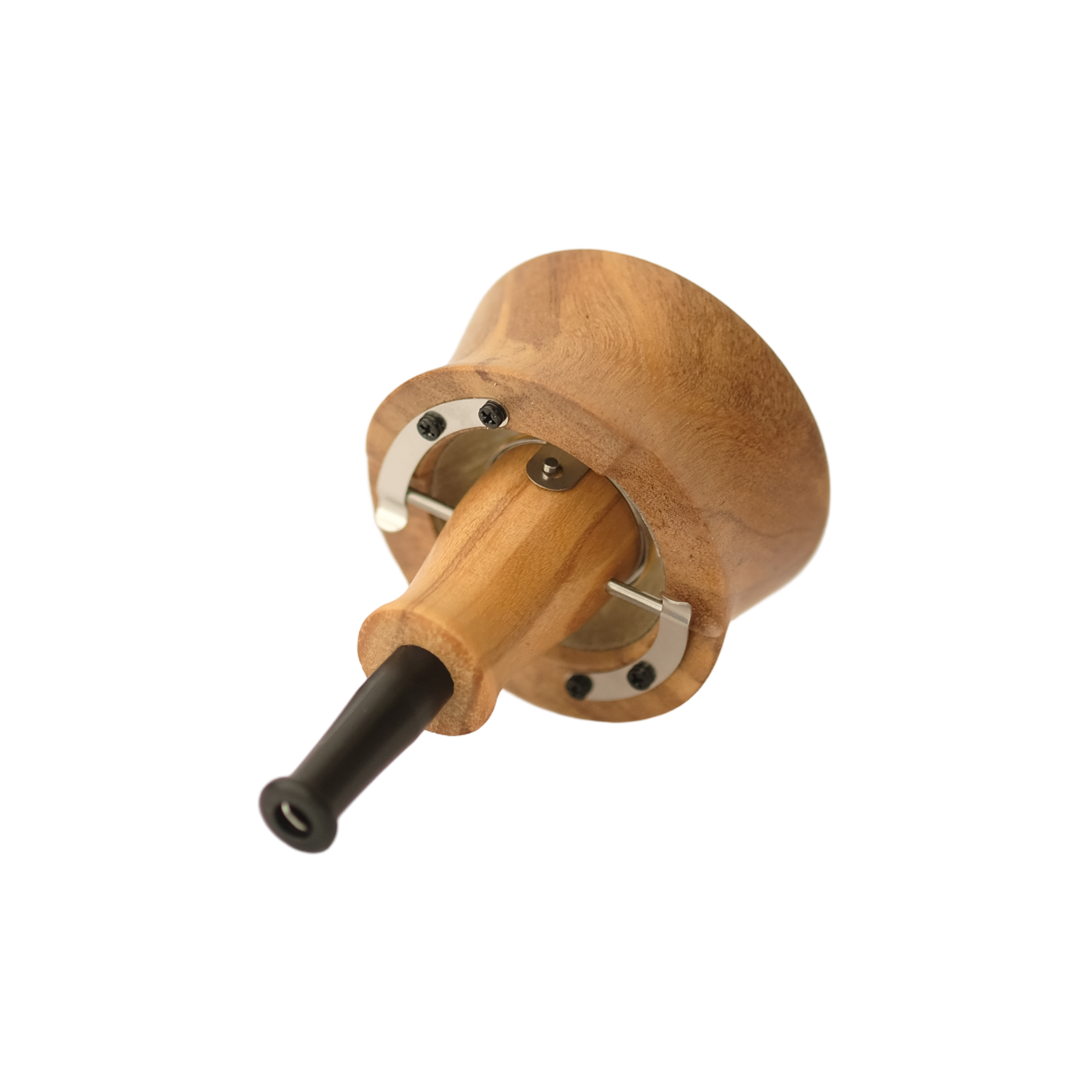 Vapman 2.0 Olive – A handcrafted vaporizer made from premium olive wood, featuring a gold-plated copper pan, precision heating, and adjustable airflow for an exceptional vaping experience.