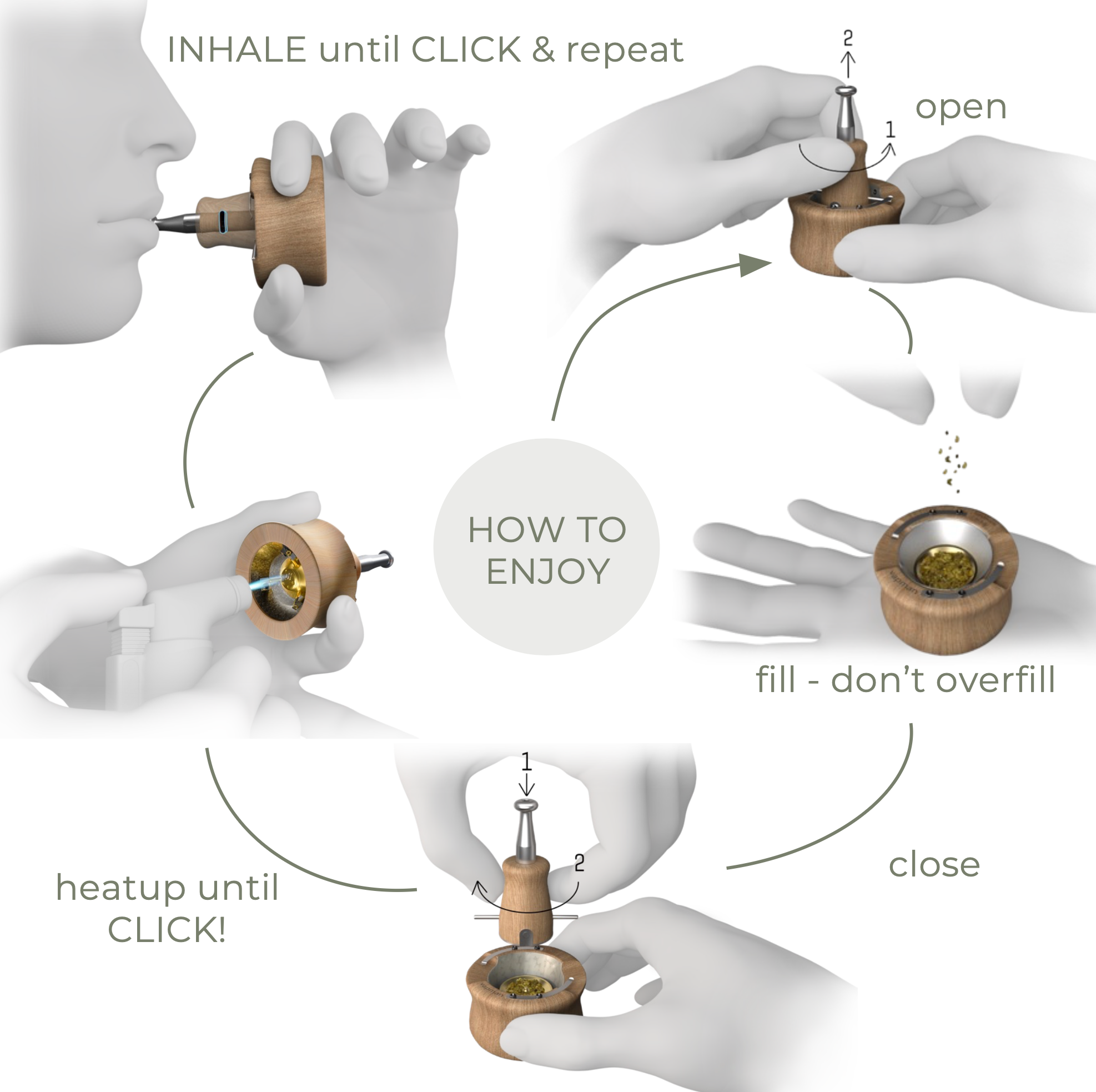 Step-by-step guide on how to use a vapman with wooden components.
